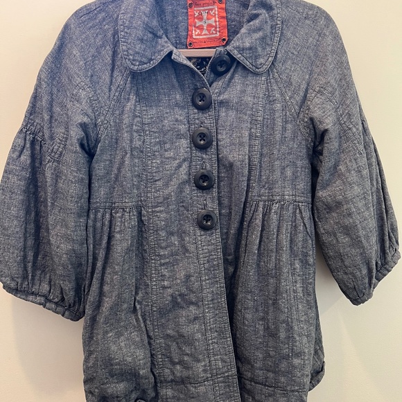Free People chambray jacket - Picture 9 of 10